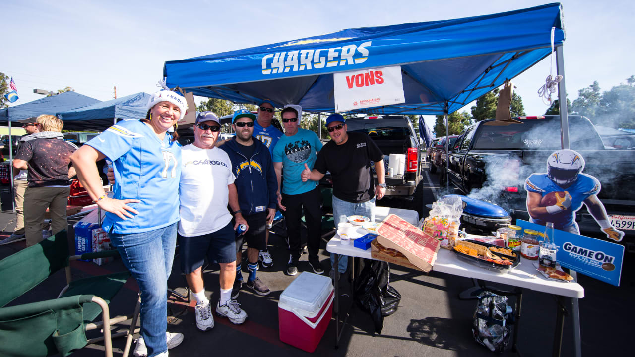 chargers tailgate