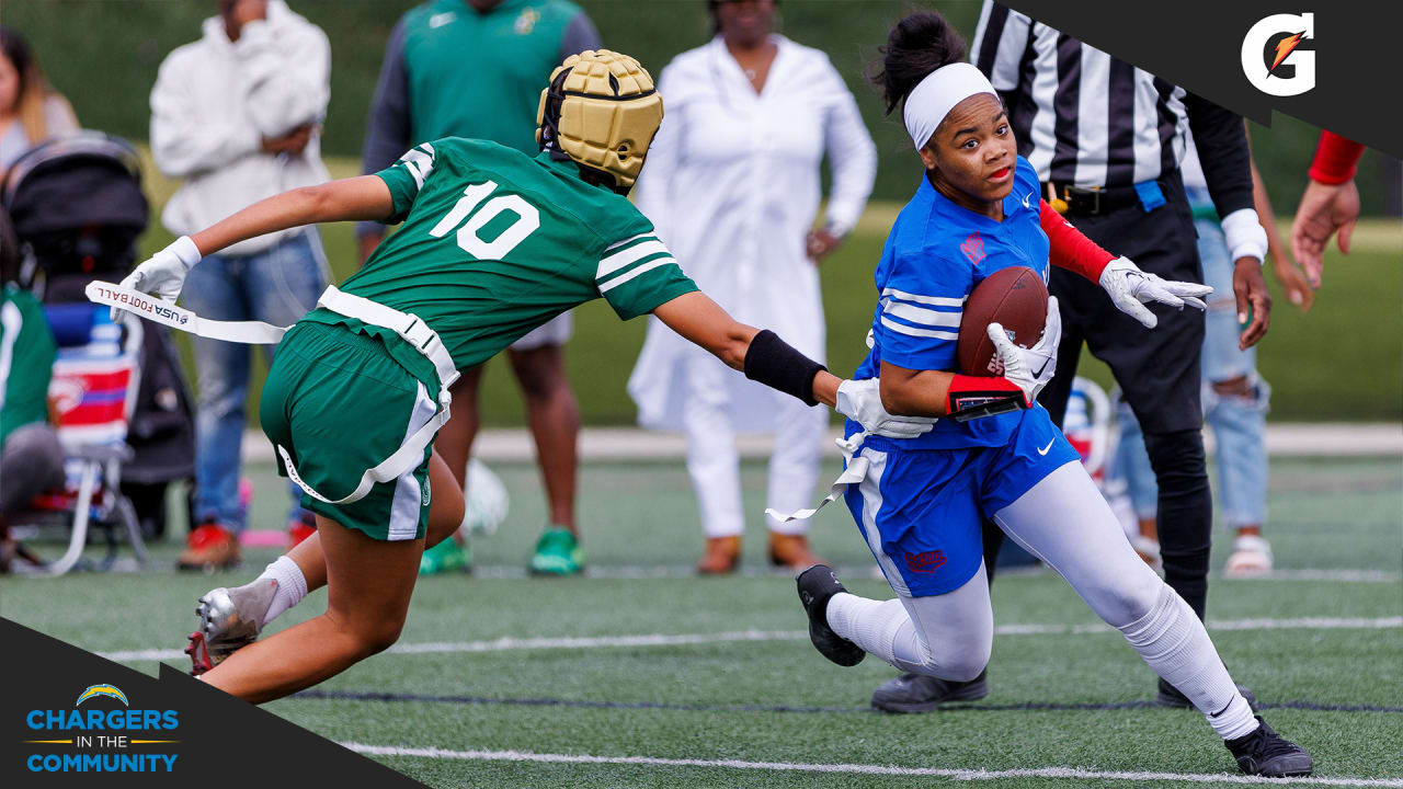 Jets Players Help Coach Play 60 Flag Football Program with Local Sixth  Graders