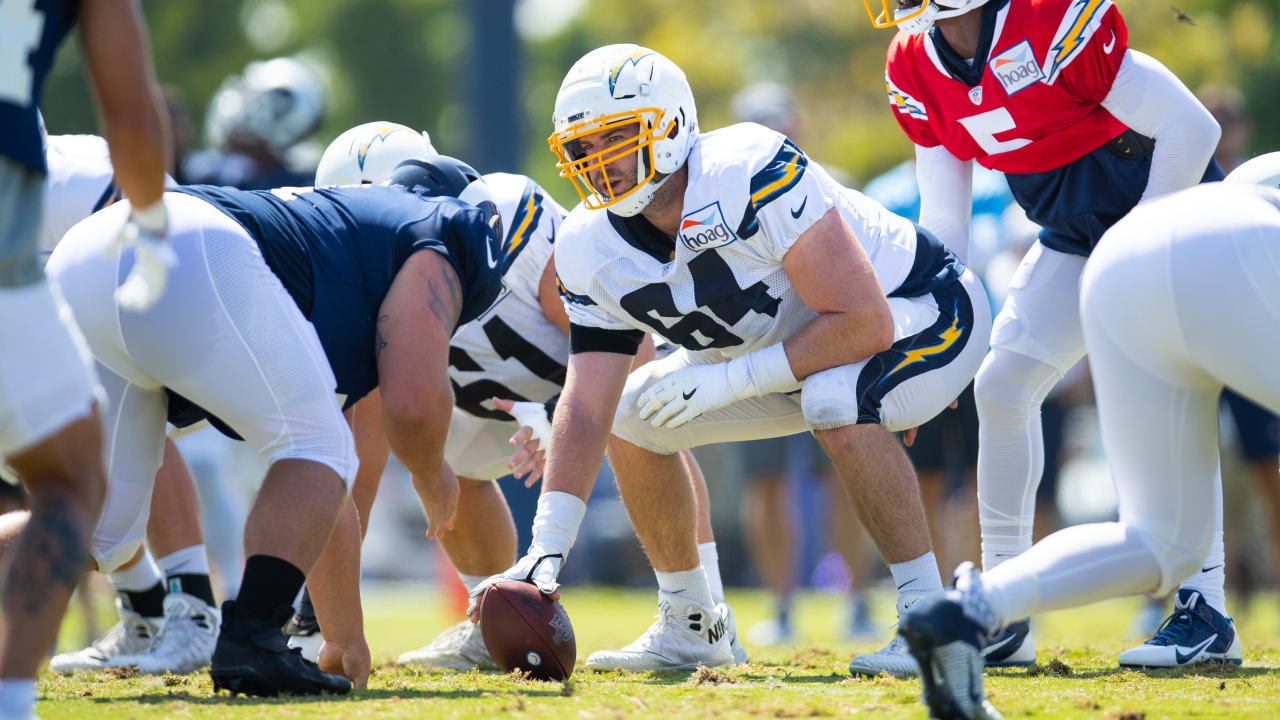 The Los Angeles Chargers signed eight players on the practice squad to