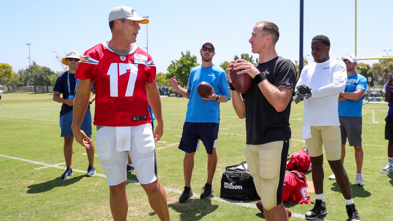 ADVANCE FOR WEEKEND EDITIONS JAN. 19-21 ** FILE ** Quarterback Philip  Rivers holds up his San Diego Chargers jersey at a news conference at the  Chargers' facility in San Diego in