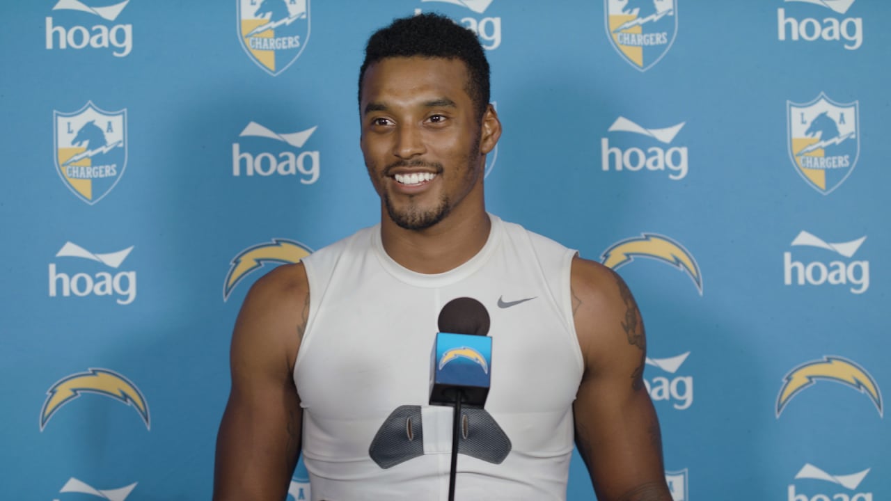 Los Angeles Chargers cornerback Michael Davis during the first