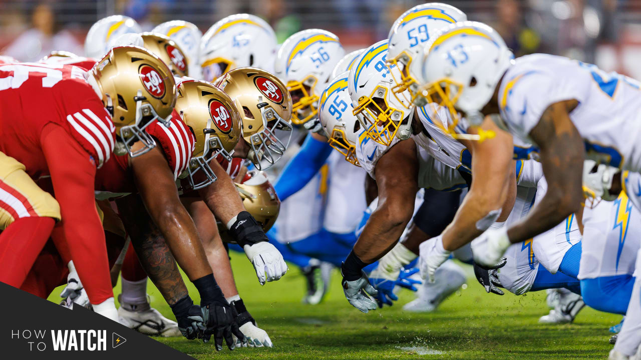 NFL preseason: How to watch today's Los Angeles Chargers vs. San Francisco  49ers game - CBS News