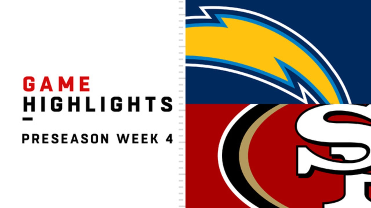 Chargers vs. 49ers Highlights