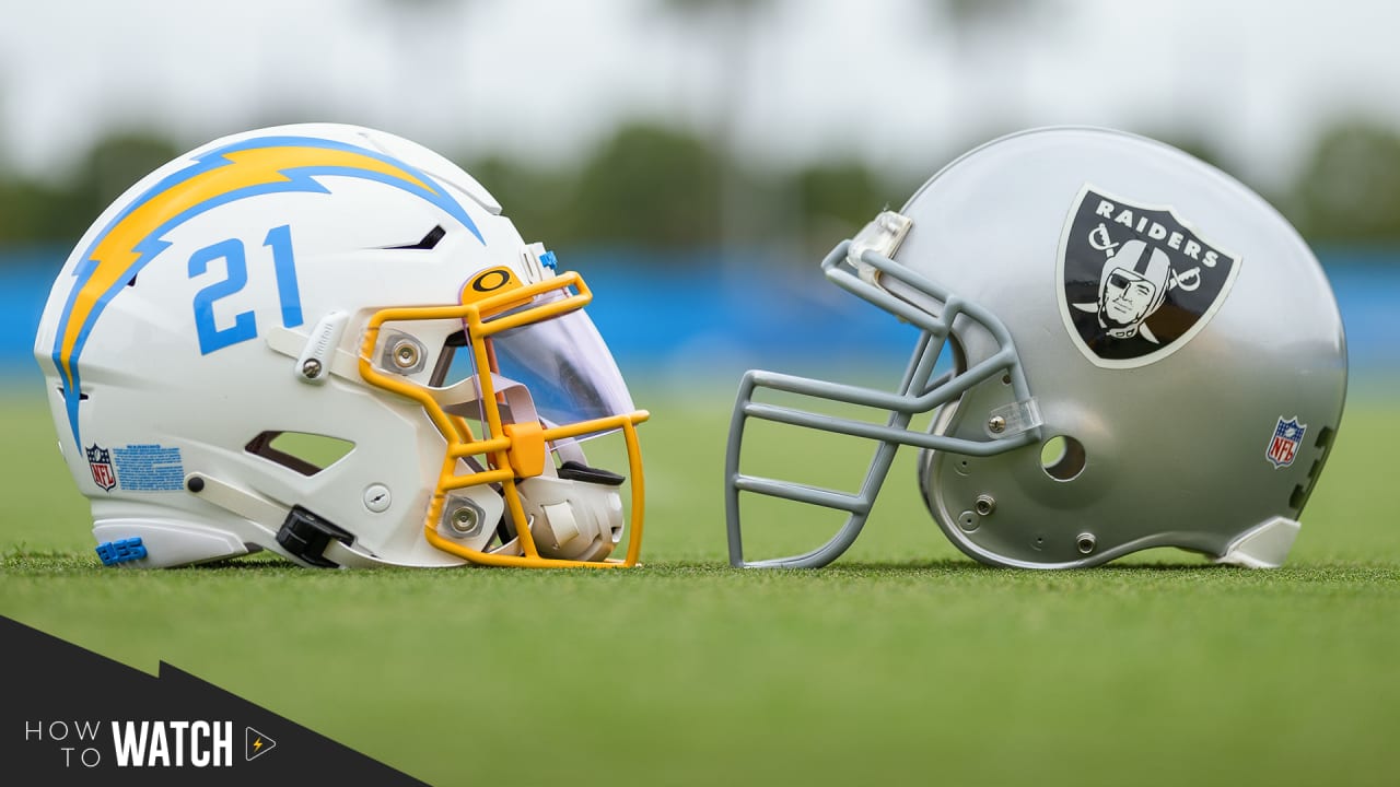 Raiders vs. Chargers live stream: TV channel, how to watch