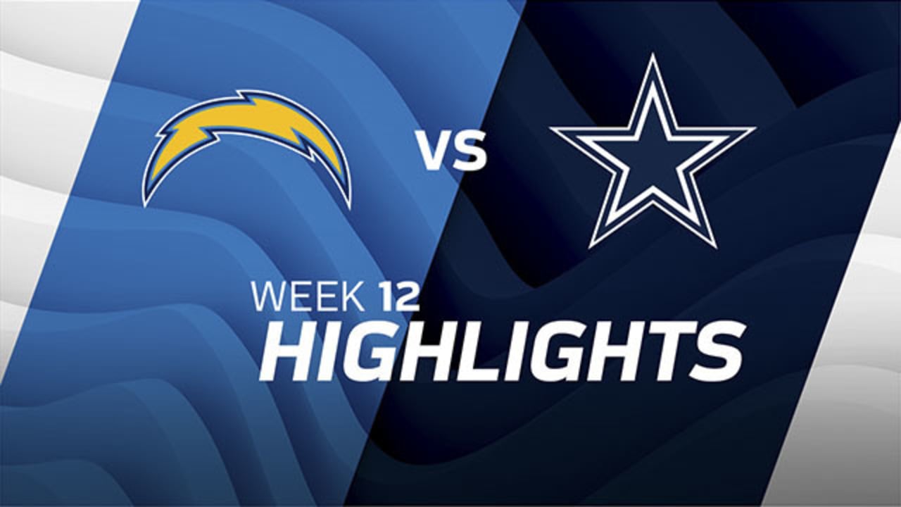 Cowboys vs Chargers Preseason Highlights