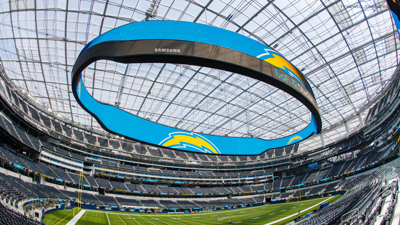 Go behind the scenes in the SoFi Stadium control room before the Los  Angeles Chargers' home opener against the Kansas City Chiefs