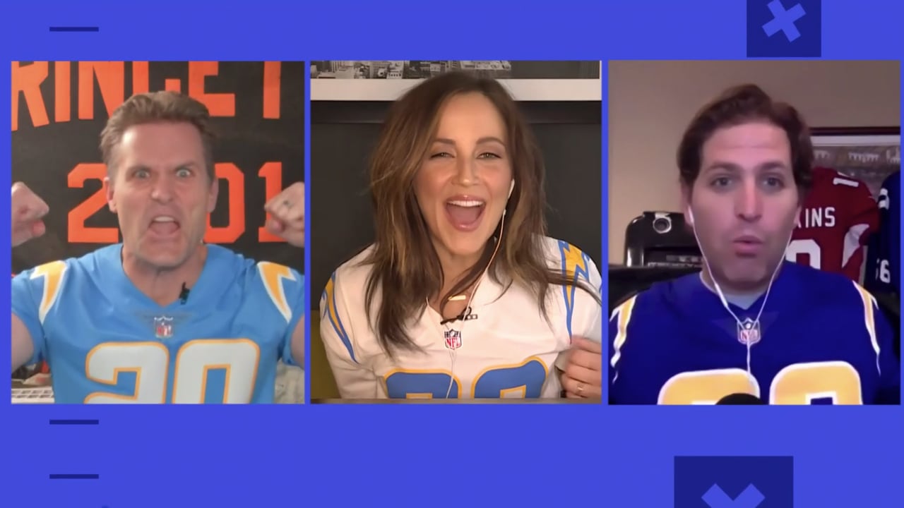 Chargers reveal new uniforms on 'Good Morning Football'