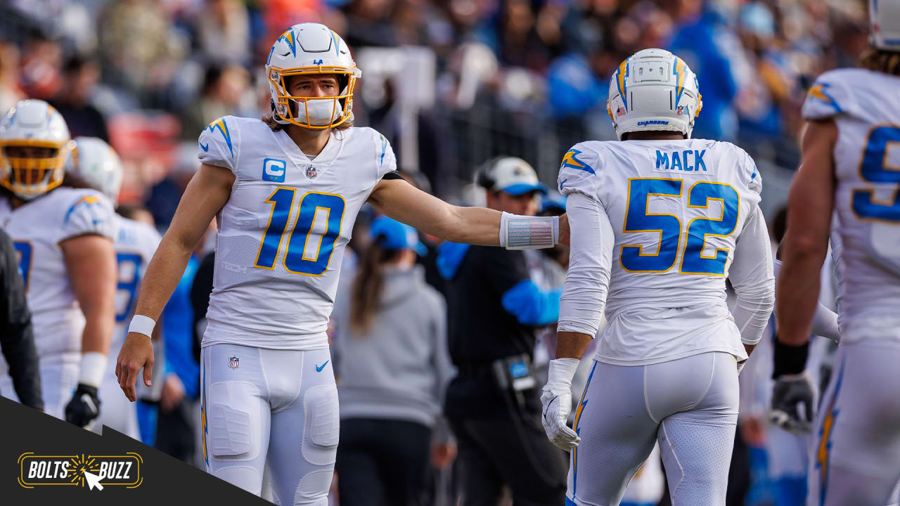 Bolts Buzz  Herbert, Mack Ranked in 30s on NFL Top 100 List