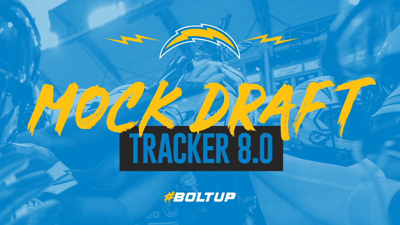 The latest Chargers mock draft tracker looks at options for the team at