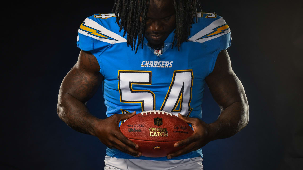 Los Angeles Chargers will wear powder-blue jerseys Sunday vs. Broncos