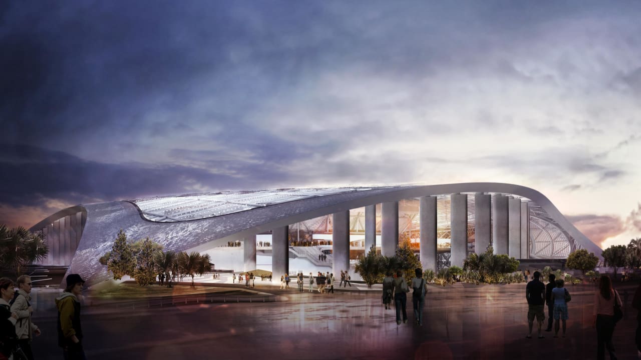 See the Latest Renderings of the new SoFi Stadium