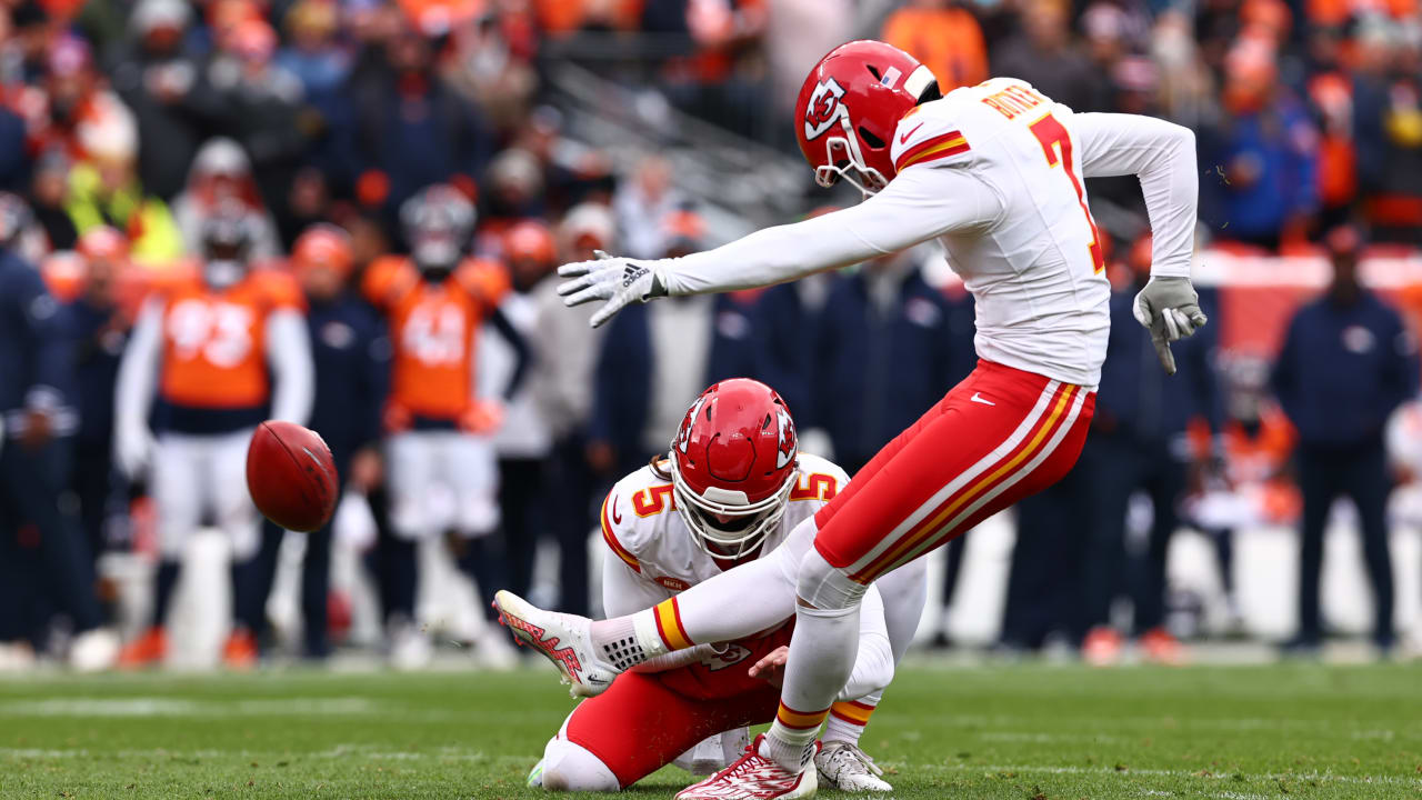 Kicker Harrison Butker Hits 22-yard Field Goal To Get The Kansas City ...