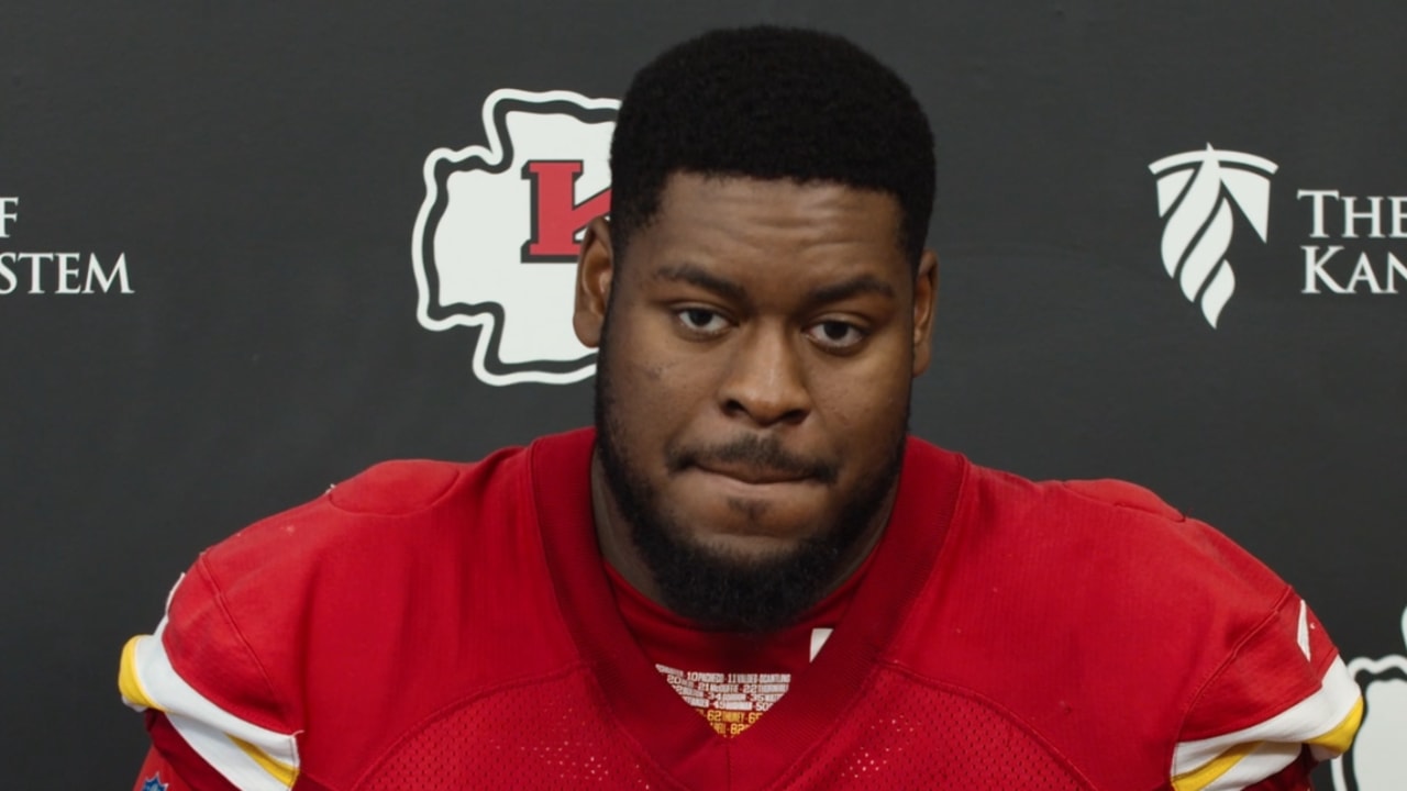 Kansas City Chiefs guard Trey Smith press conference 10/26