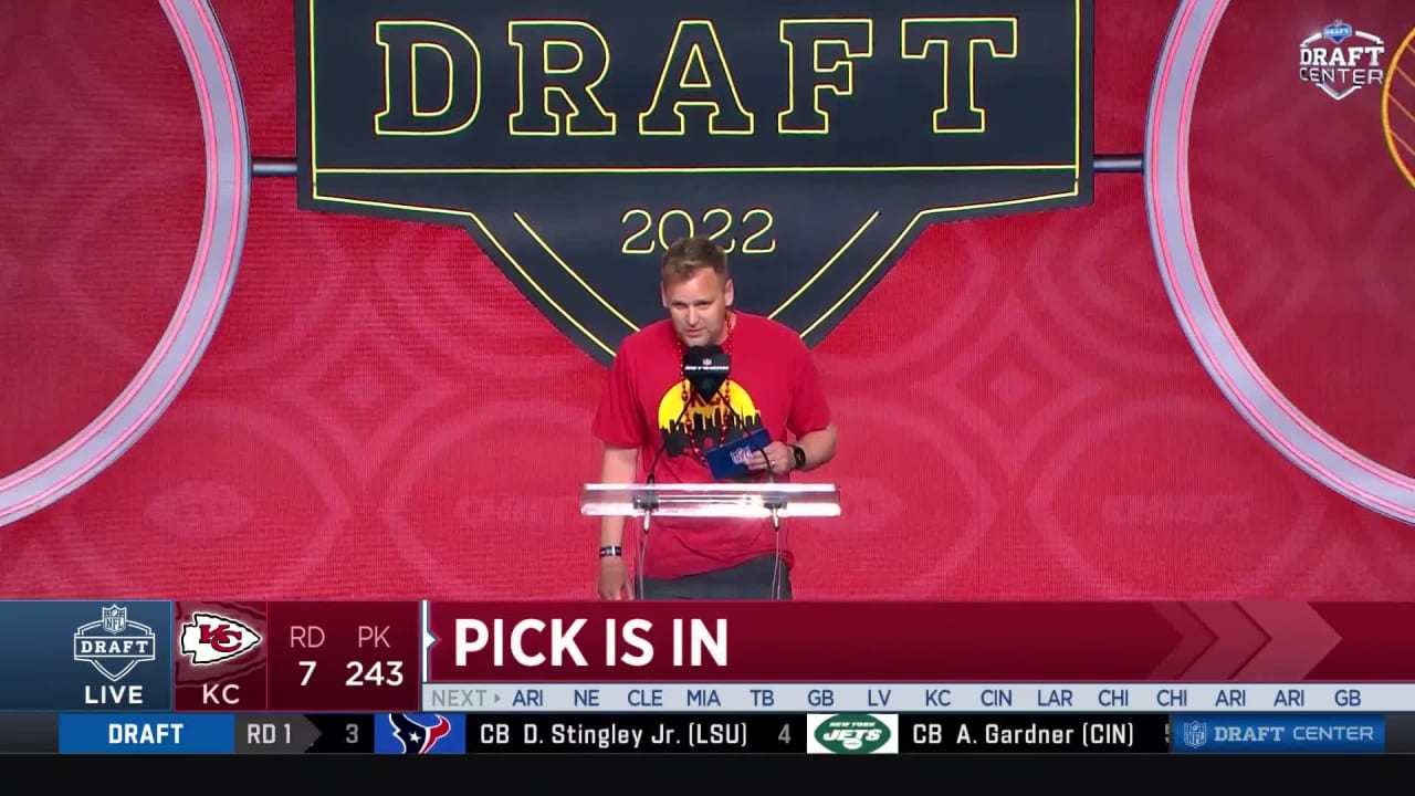 WATCH Chiefs Select Jaylen Watson with 243rd Pick in 2022 NFL Draft