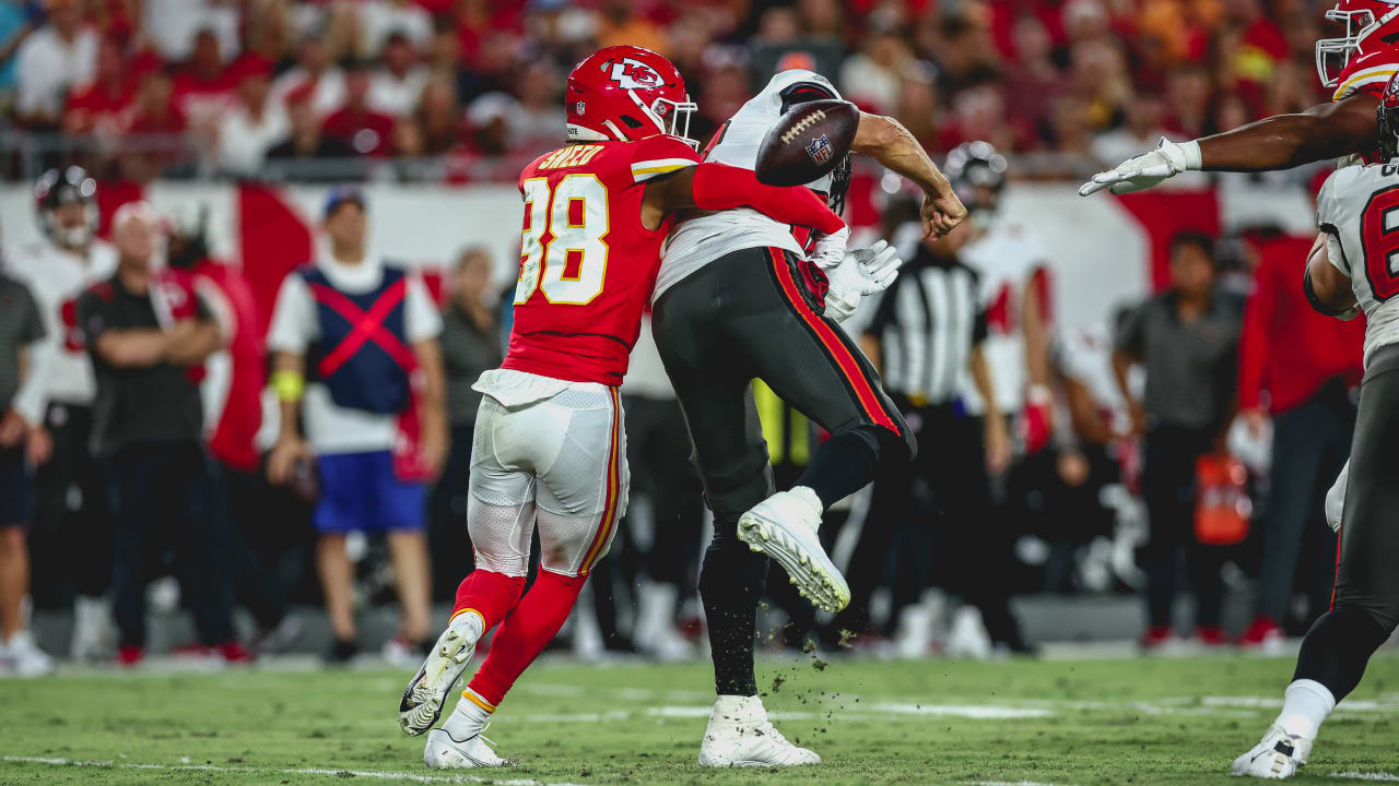 TURNOVER L'Jarius Sneed Strip Sacks Tom Brady for Third QB Takedown of