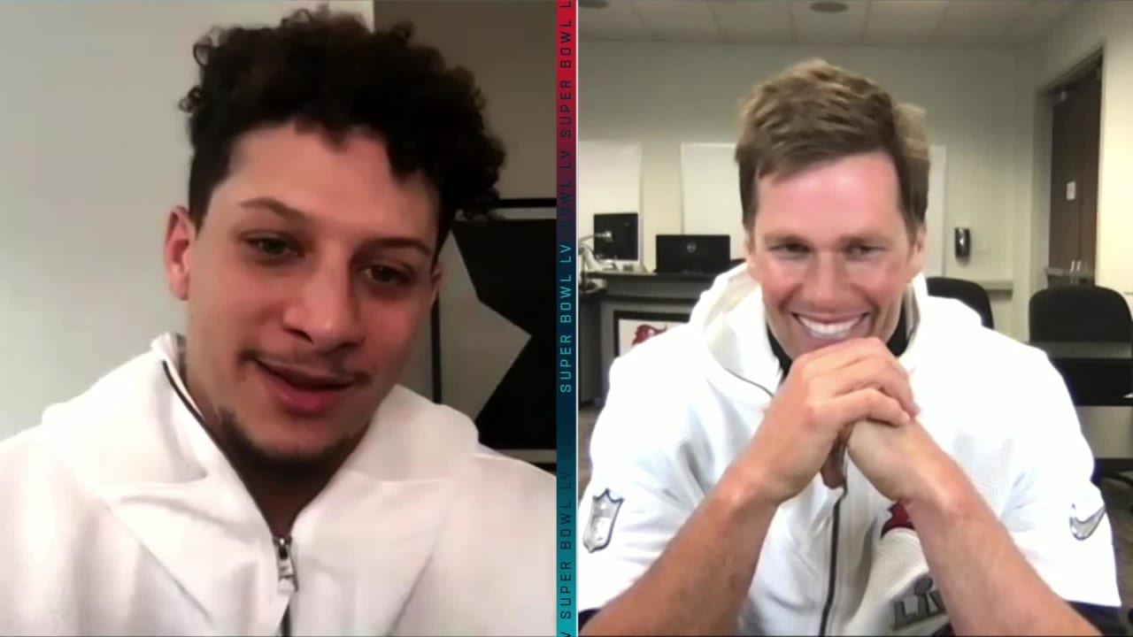 Patrick Mahomes & Tom Brady Sit Down to Discuss Their Super Bowl LV Matchup