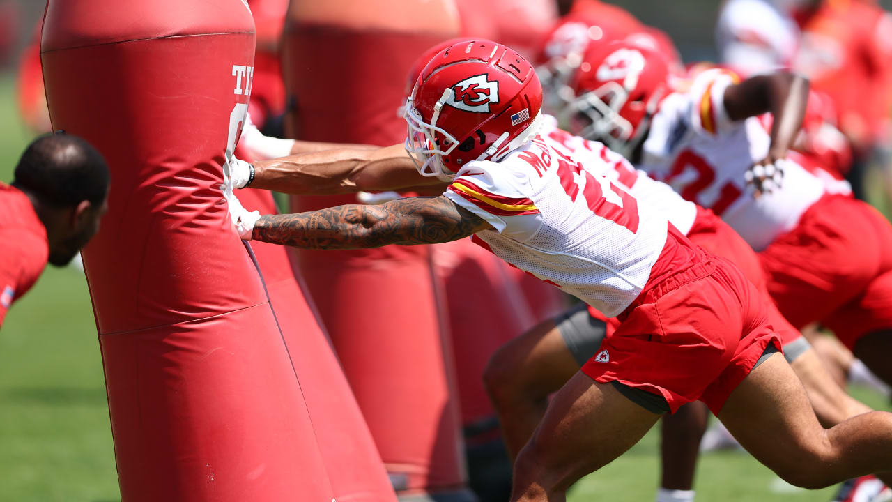 KANSAS CITY, MO - AUGUST 27: Kansas City Chiefs defensive end Malik Herring  (97) before the snap