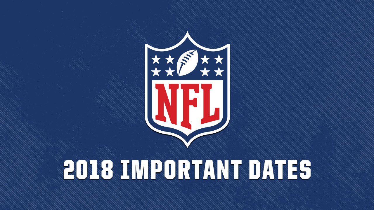 Nfl Important Dates 202424 Berti Chandal