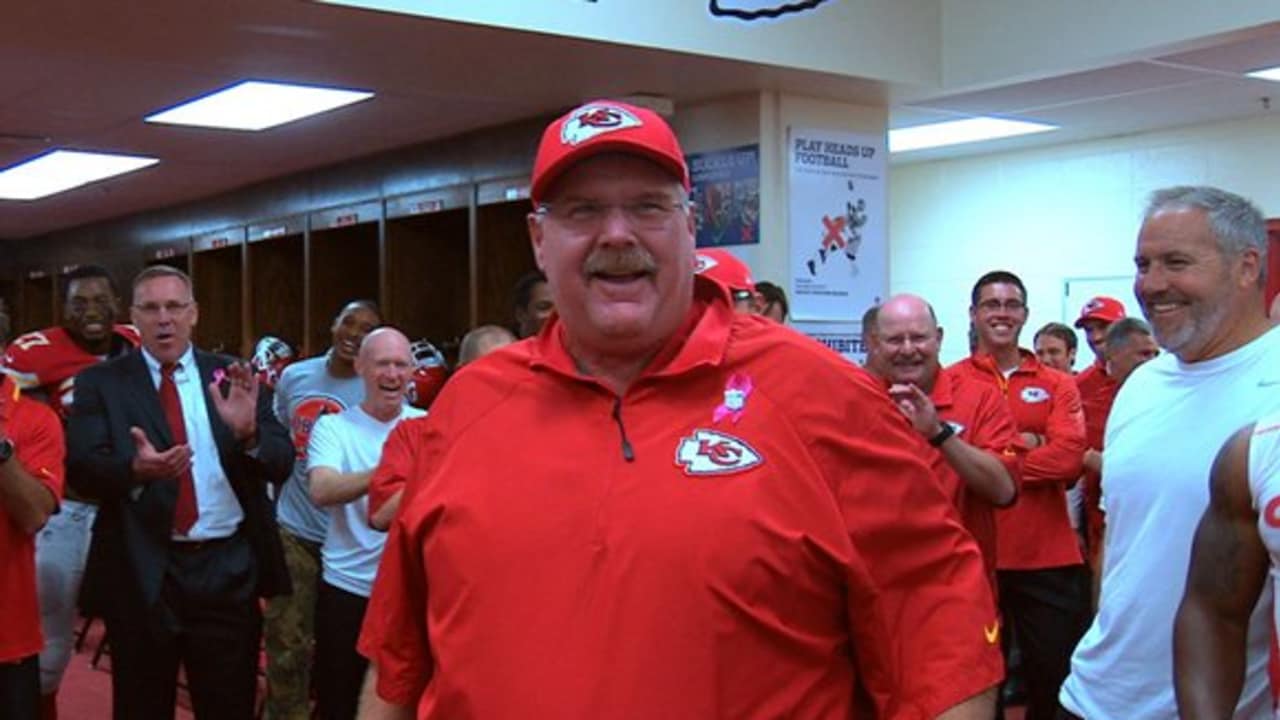 Locker Room Celebration After Week 7 Victory