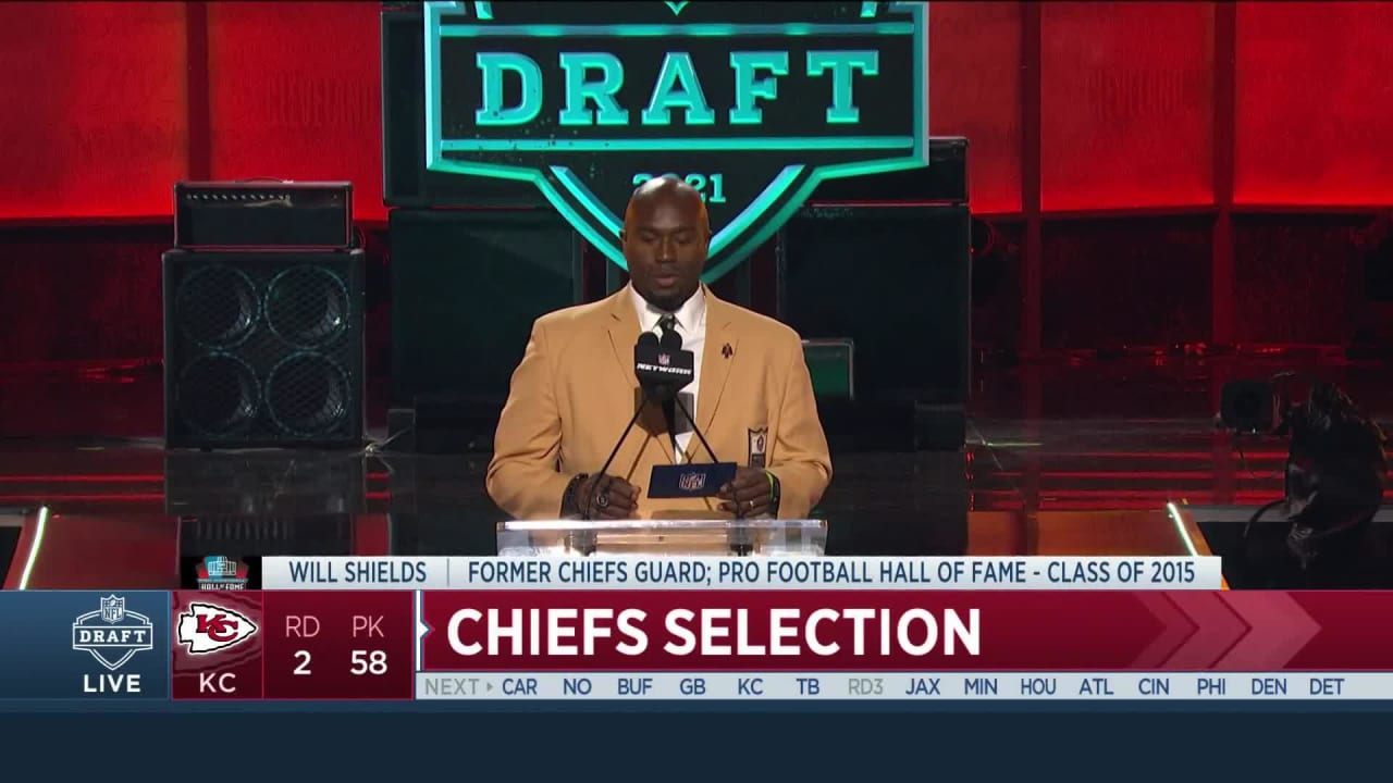 Will Shields Announces Chiefs Pick of LB Nick Bolton NFL Draft 2021
