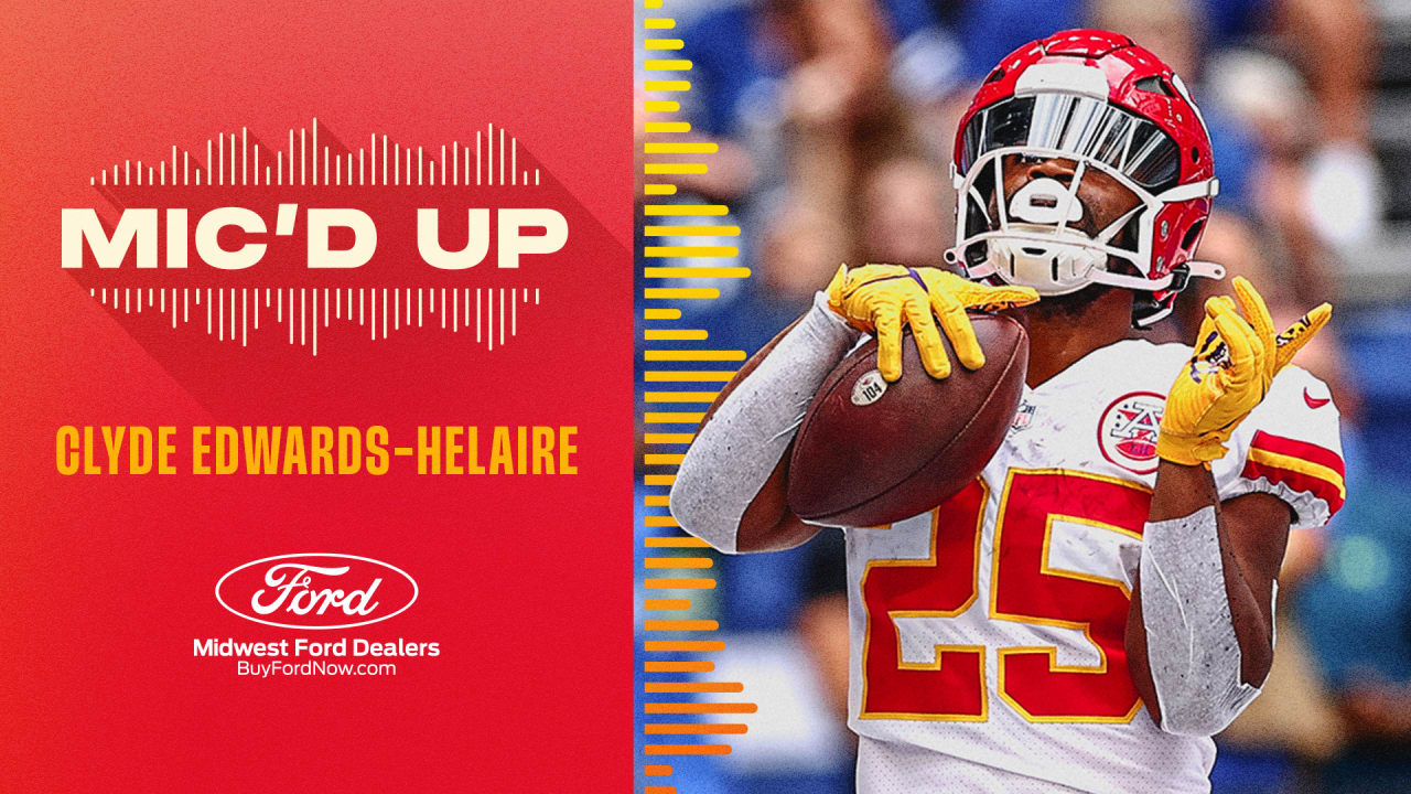 Clyde EdwardsHelaire Mic'd Up "Here we go." Chiefs vs. Colts