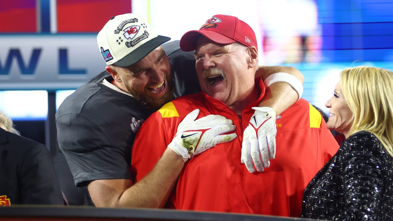 Kansas City Chiefs Head coach Andy Reid expresses pride in