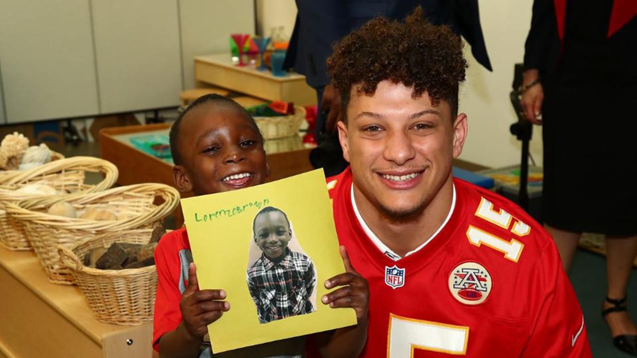 Patrick Mahomes Visits a Handful of Kids and Insists Their Dreams are  Within Reach