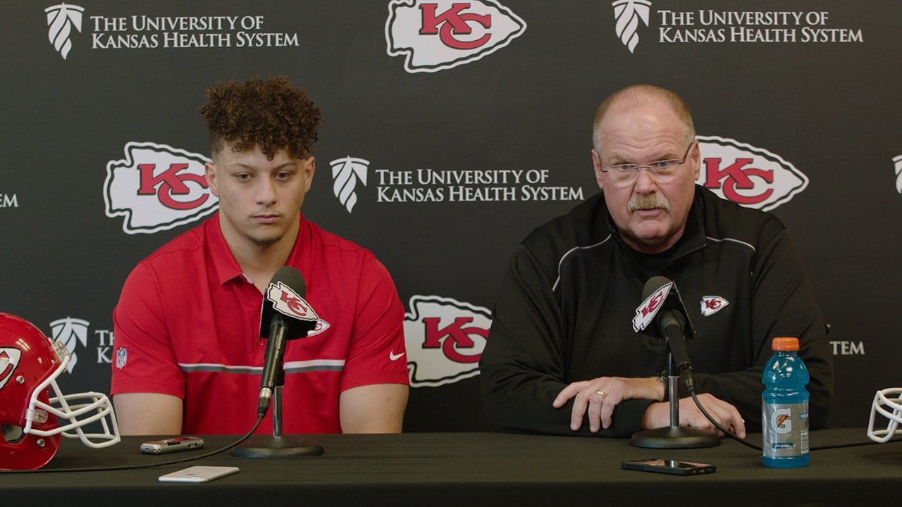 Patrick Mahomes And Andy Reid Press Conference