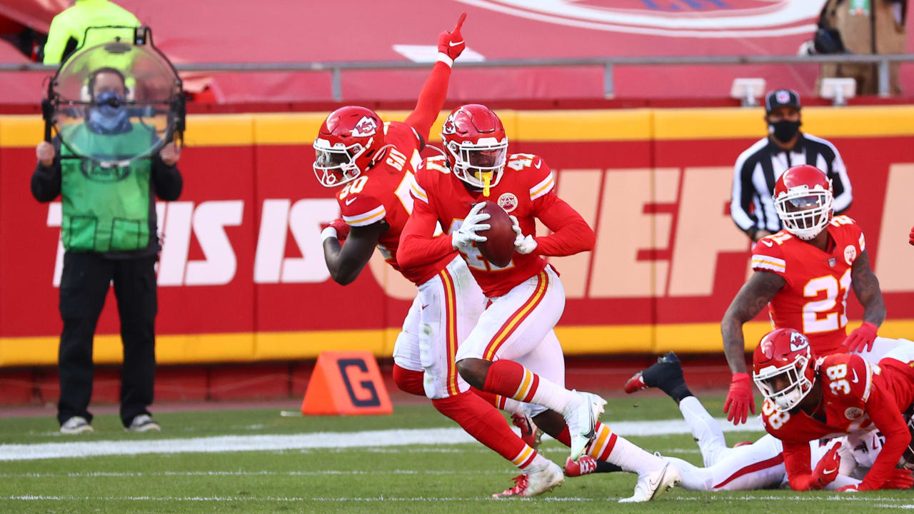 Kansas City Chiefs middle linebacker Willie Gay Jr. during pre