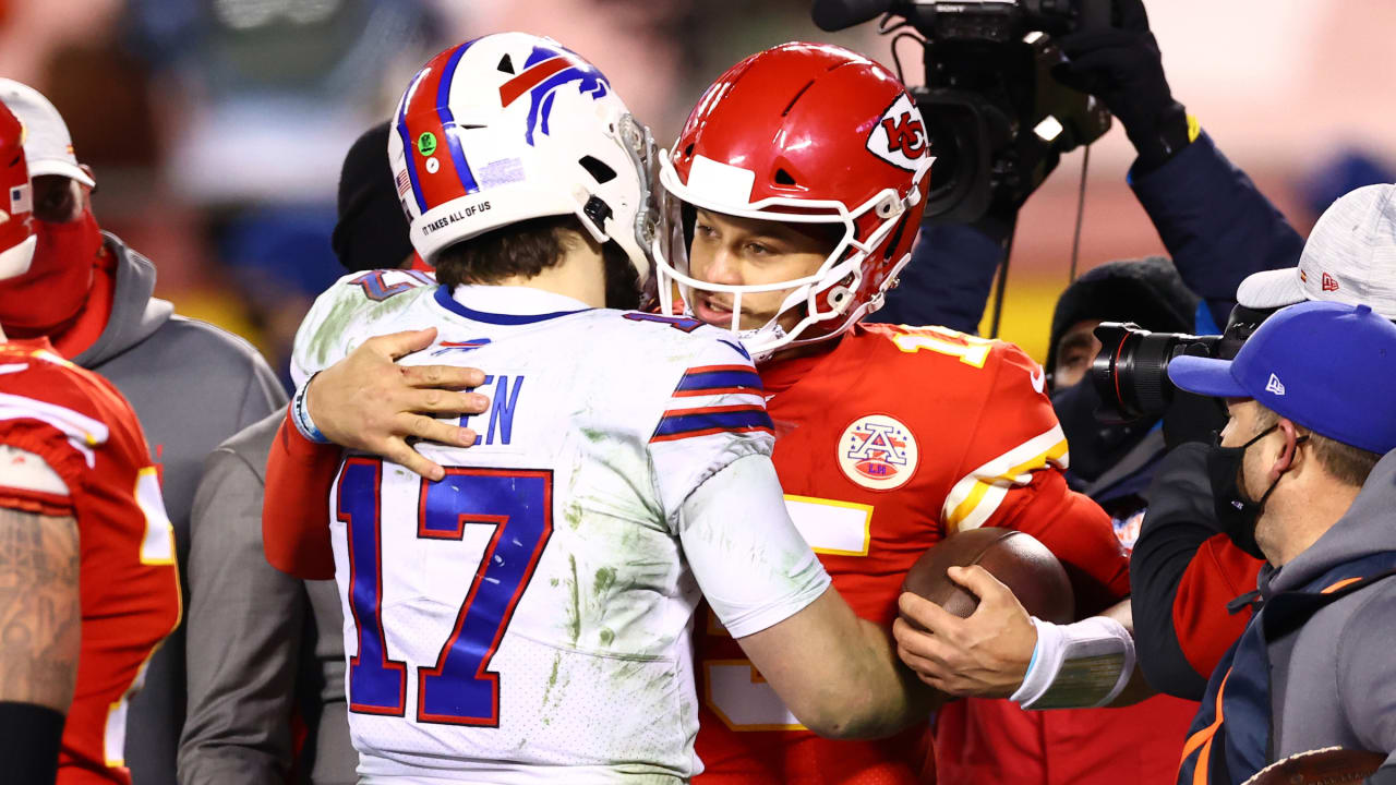 Josh Allen and Patrick Mahomes speak on each other ahead of playoff game