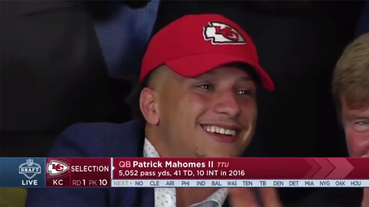 kansas city chiefs draft patrick mahomes