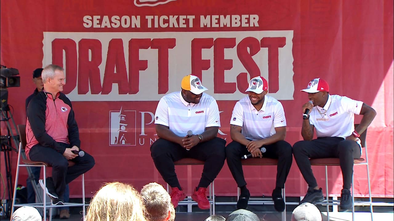 Mitch Holthus Talks with the Chiefs 2nd and 3rd Round Picks at Draft Fest