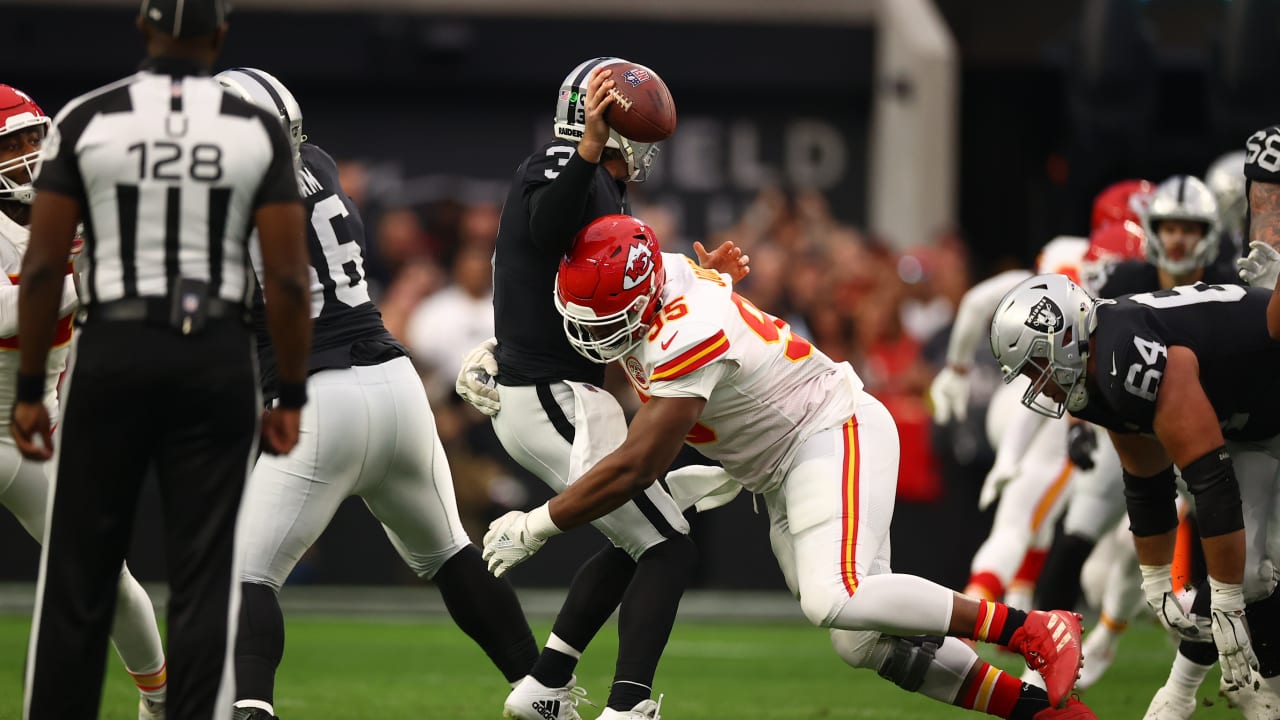 SACK Chris Jones Engulfs Jarrett Stidham for a 7Yard Sack on Third Down