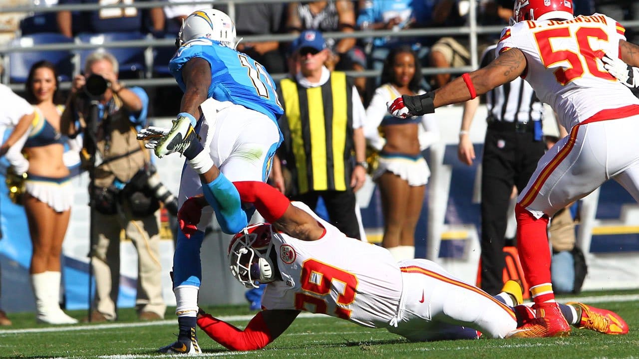 Eric Berry, Chris Jones provide highlights in Chiefs loss to Chargers