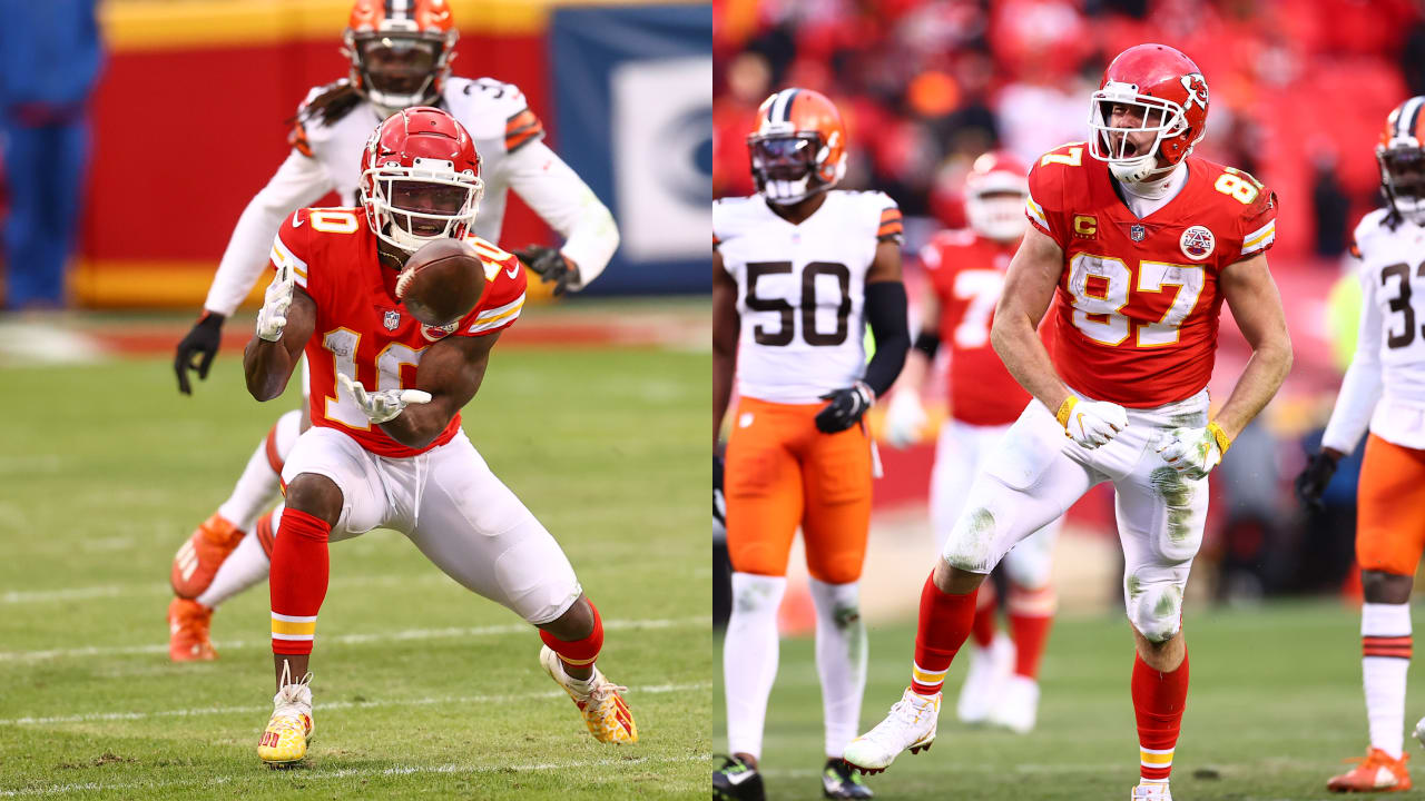 WATCH: Best Plays by Tyreek Hill and Travis Kelce in the AFC Divisional Playoff Round