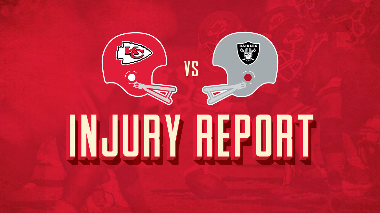 Chiefs vs. Raiders: Injury Report