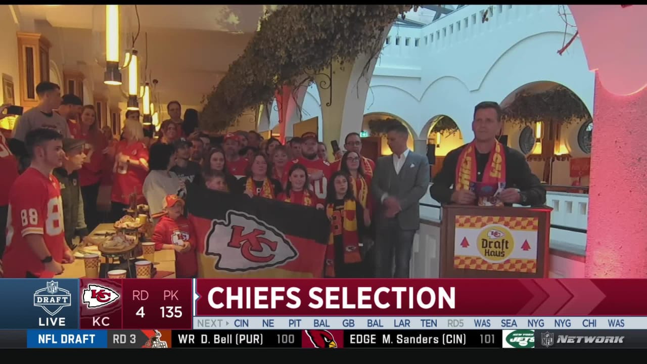 WATCH: James Droz Announces Chiefs' Selection of Nic Jones with