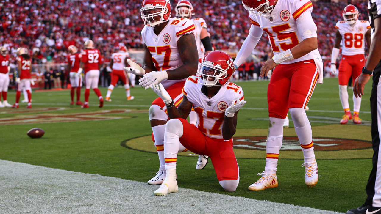 Mecole Hardman leads Chiefs onslaught over 49ers