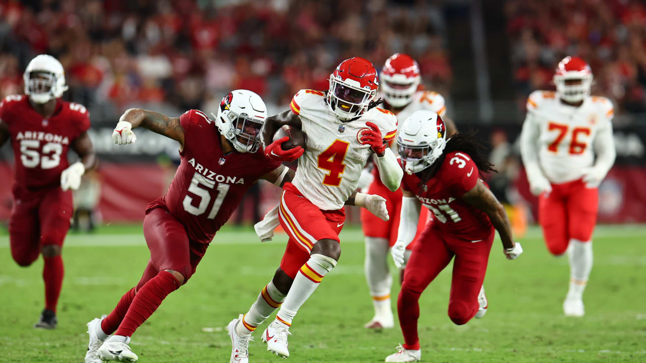 Kansas City Chiefs Wide Receiver Rashee Rice Jukes The Defender On 25 ...