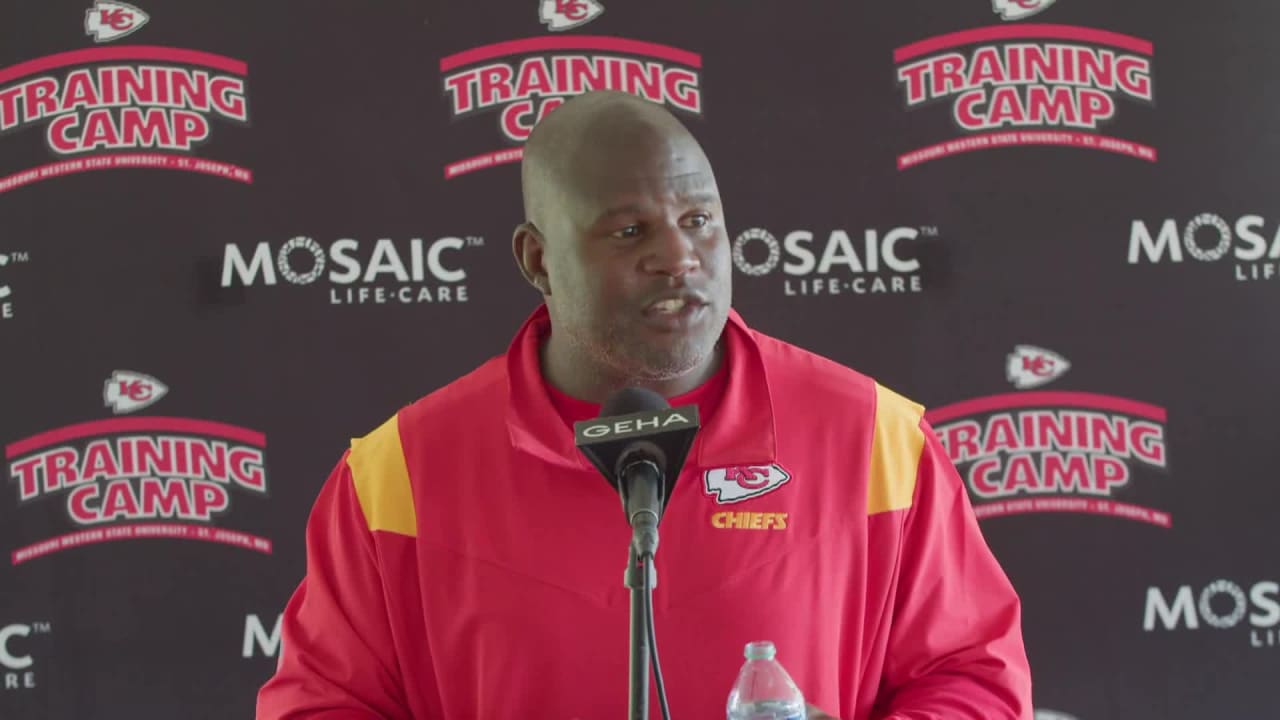 Eric Bieniemy thanks Kansas City Chiefs in introductory presser