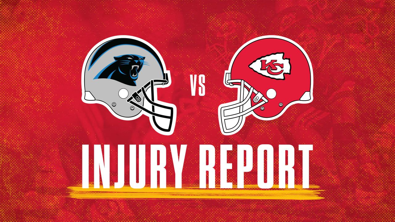 Week 9 Injury Report | Chiefs vs. Panthers