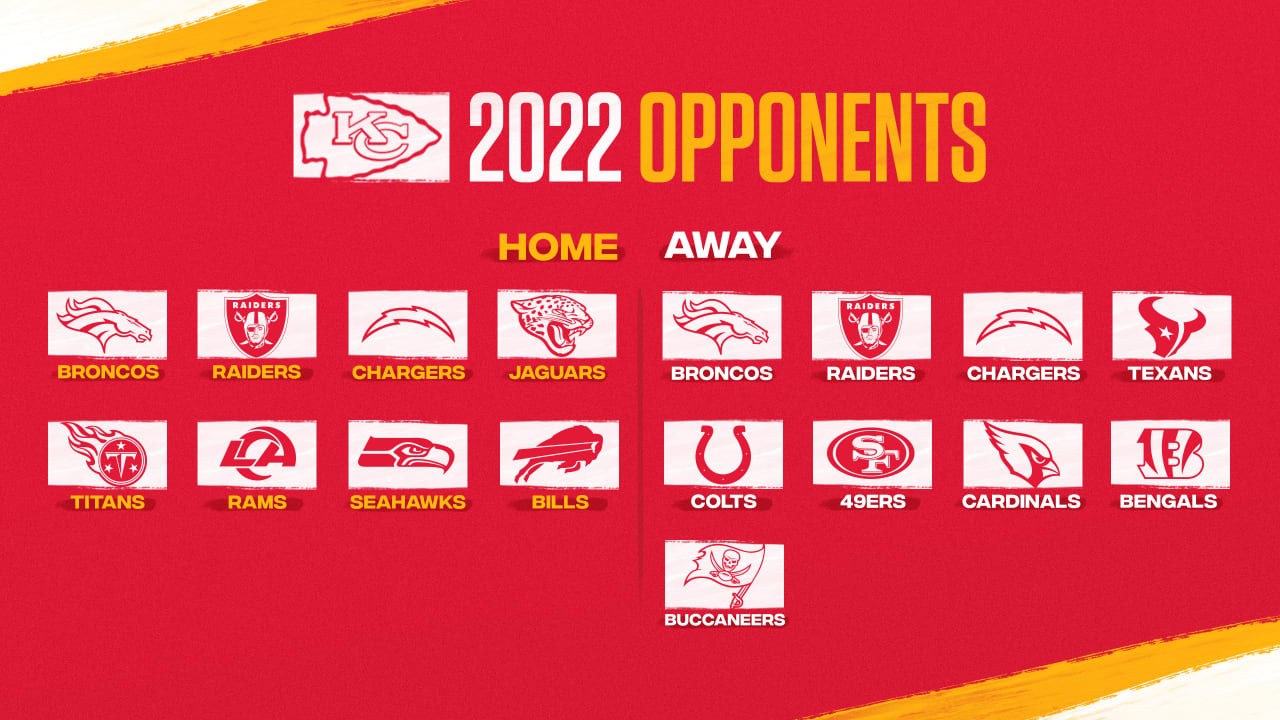 Here's a Look at the Chiefs' Opponents in 2022