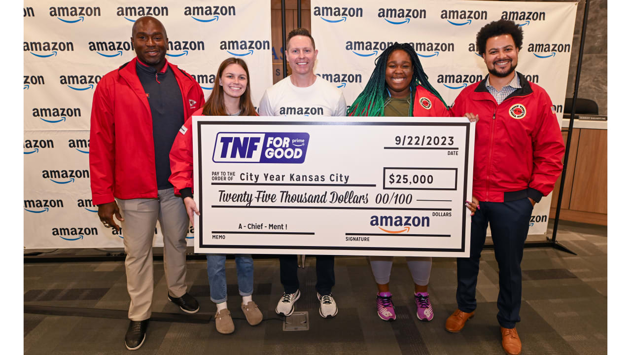 Photos: Chiefs and  Check Presentation at City Year KC's