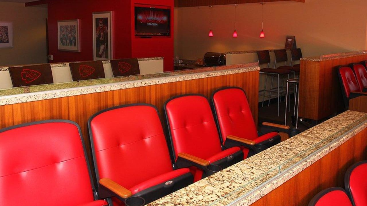 Kansas City Chiefs Sideline Benches by Dragon Seats