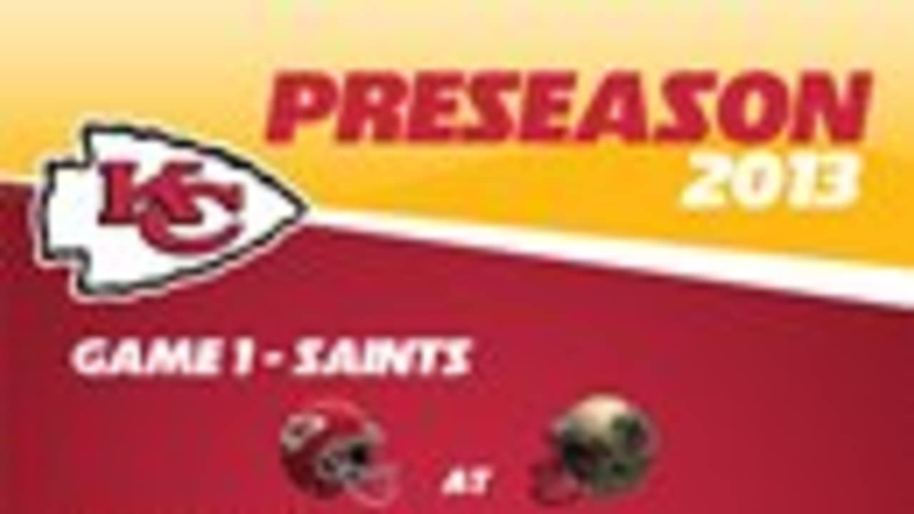 2013 Breakdown Chiefs Preseason Schedule