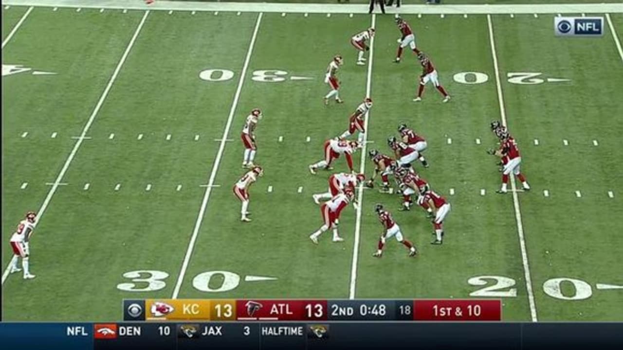 Eric Berry Picks Off Matt Ryan & Takes it to the House!, Chiefs vs.  Falcons