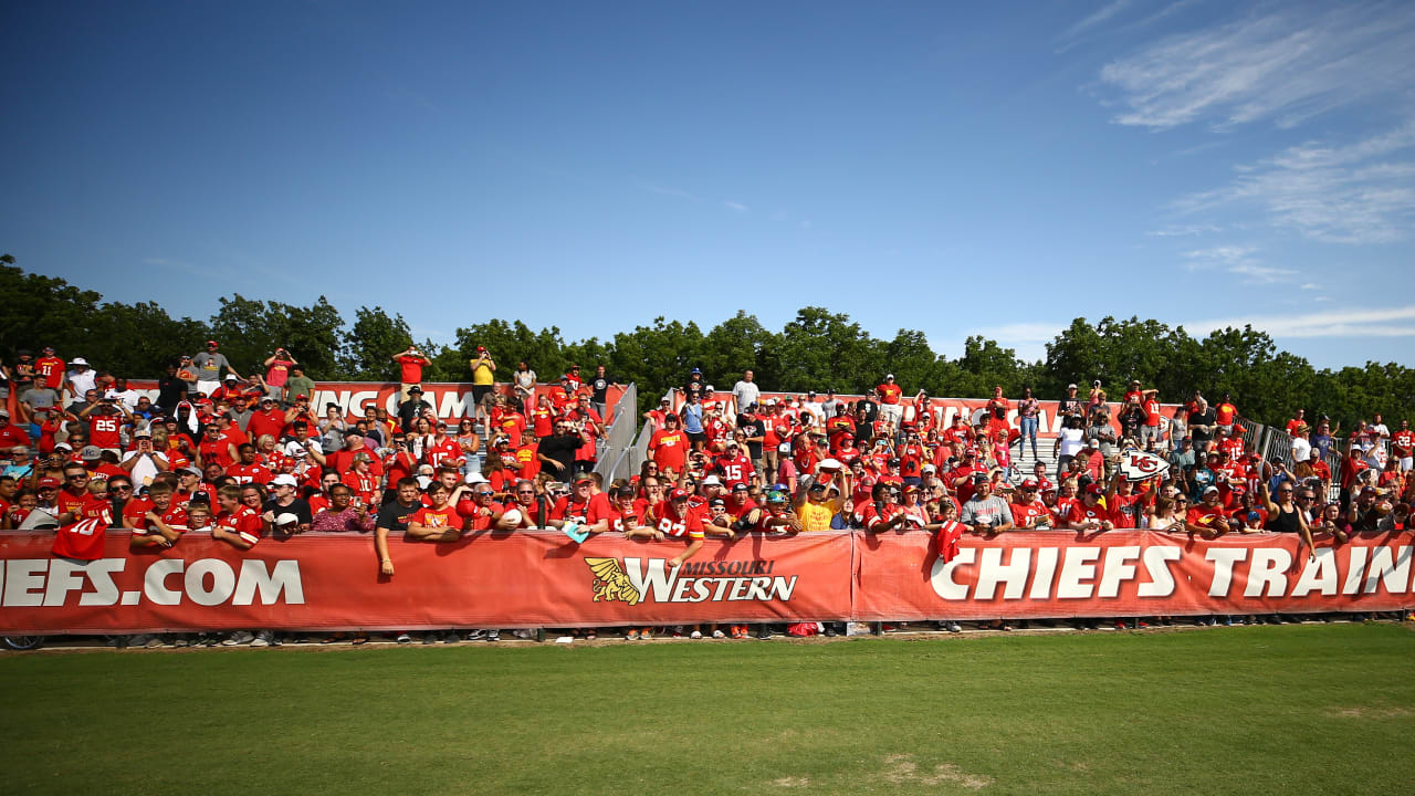 Kansas City Chiefs in St. Joseph at Missouri Western for camp