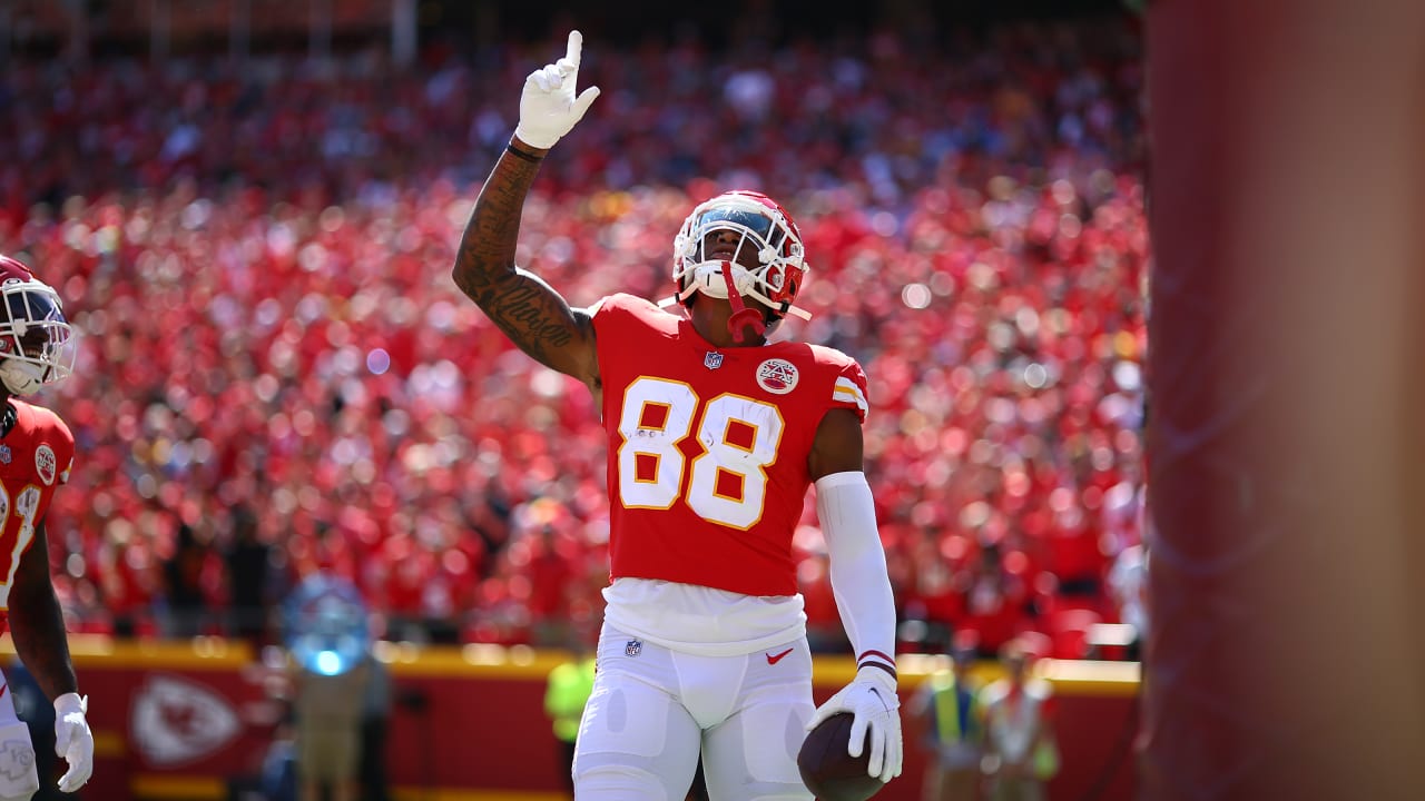 Kansas City Chiefs tight end Jody Fortson (88) runs during an NFL