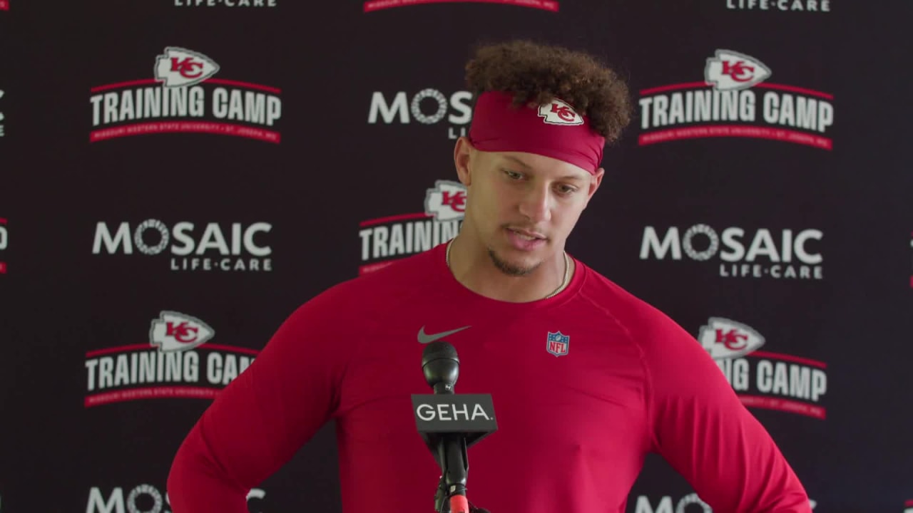 Patrick Mahomes appears ready for Chiefs' camp in new training