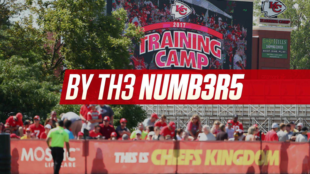 Chiefs by the Numbers Training Camp